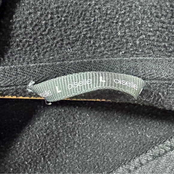 Oiselle Heather Charcoal Hoodie with Logo - Picture 7 of 11